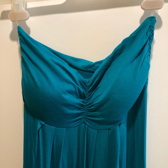 MENDOCINO BY OOYOO KELLY GREEN TUBE MAXI DRESS - Picture 2 of 8